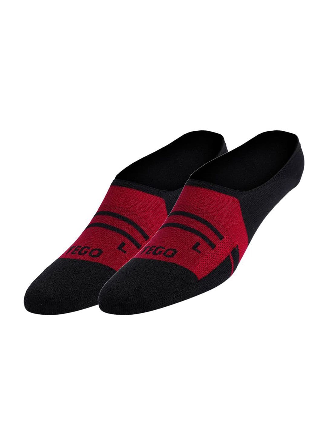 TEGO Pack Of 2 Printed Shoe-Liner Socks - view 1