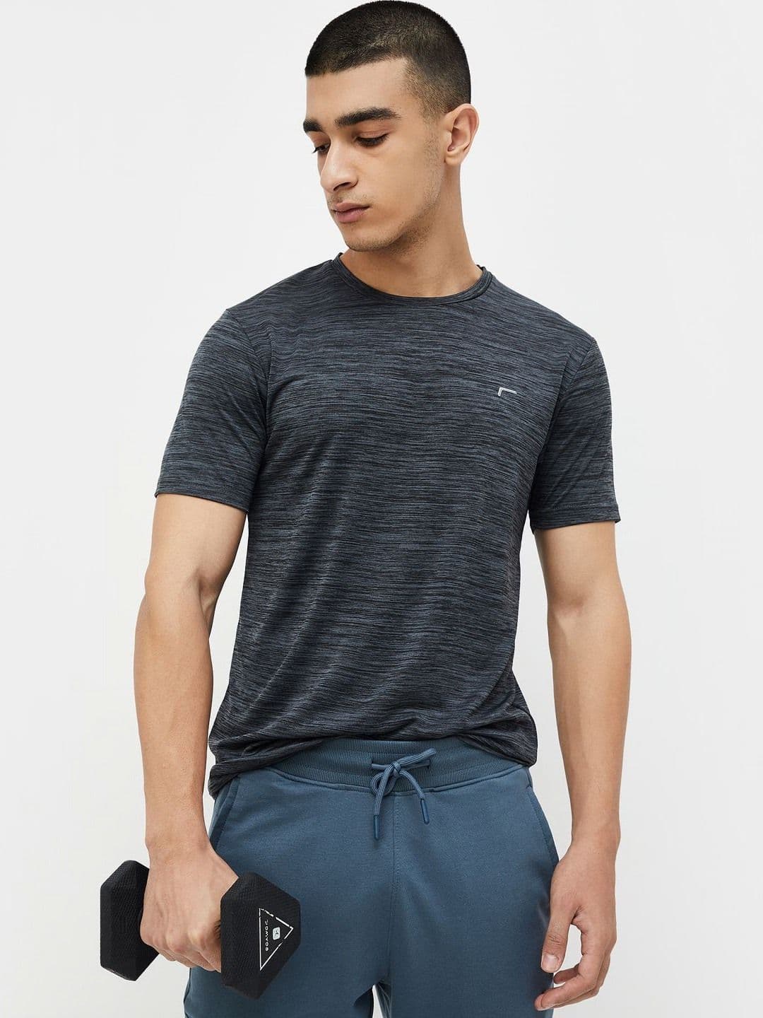 Fame Forever by Lifestyle Men Textured T-shirt - view 1