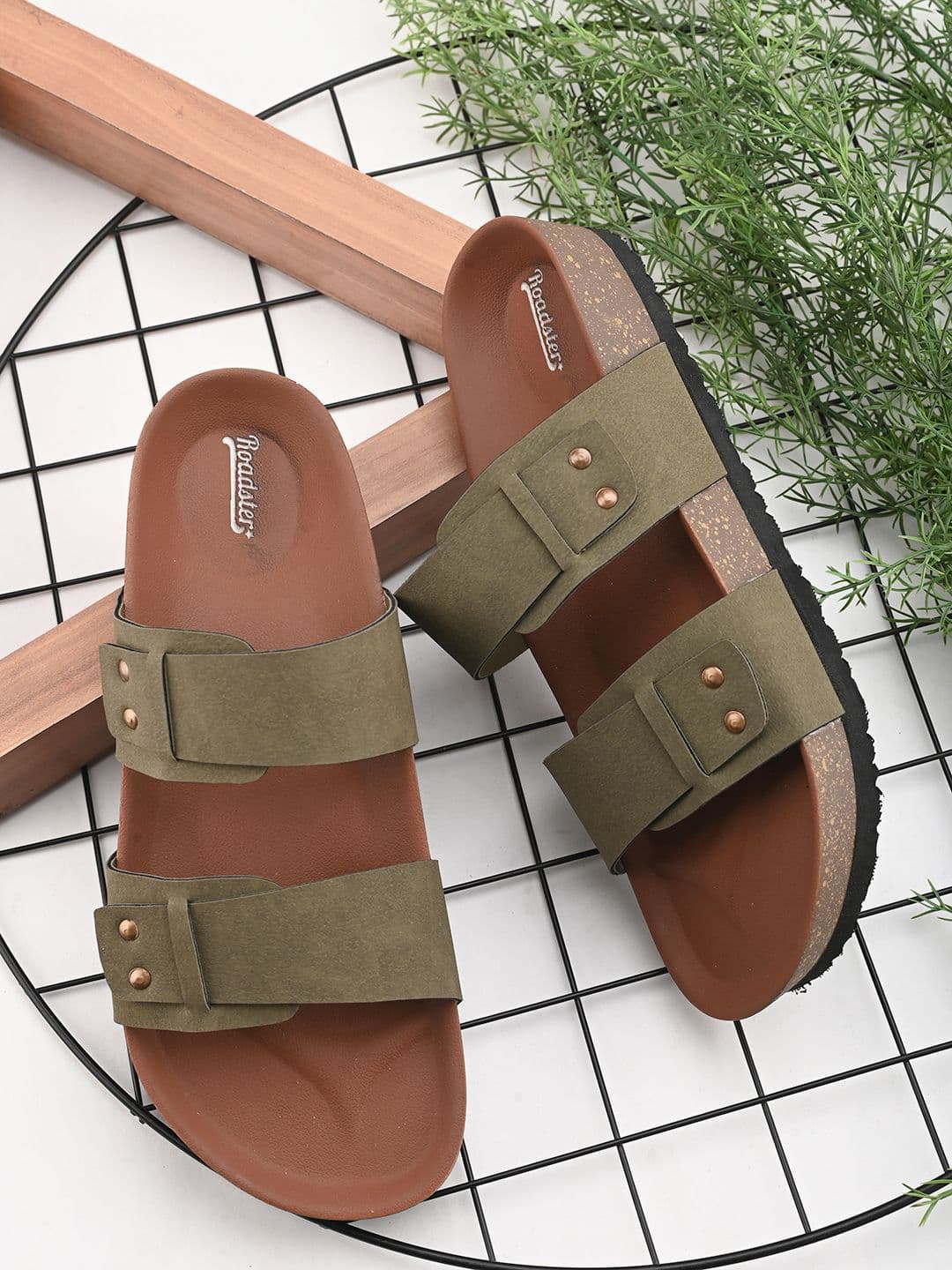 The Roadster Lifestyle Co Men Slip On Sandals - view 1