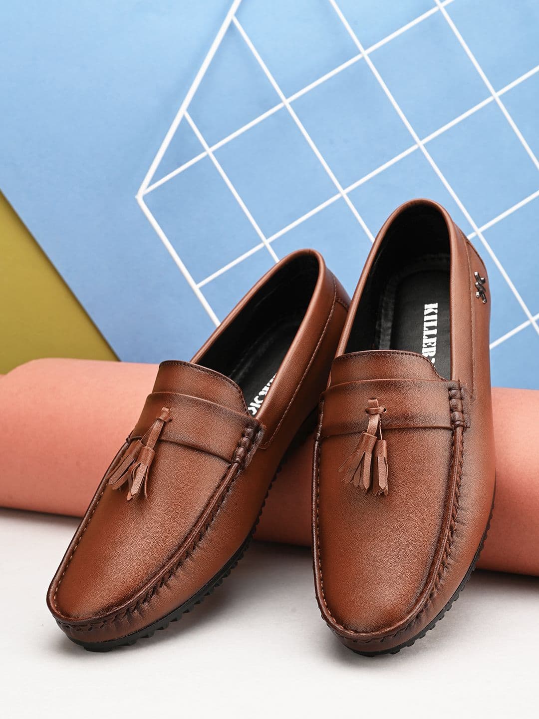 Killer Men Synthetic Leather Formal Loafers - view 1