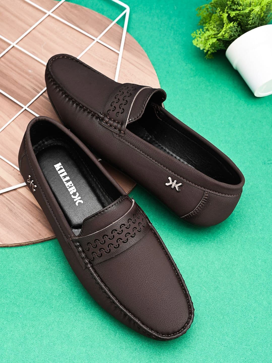 Killer Men Faux Leather Formal Loafers - view 1