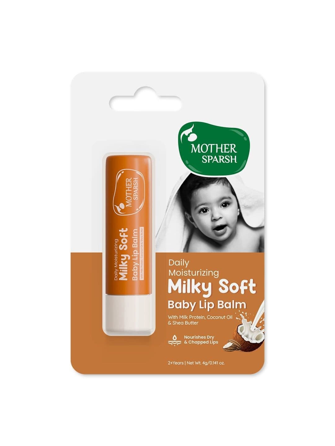 Mother Sparsh Daily Moisturizing Milky Soft Baby Lip Balm - 4g - view 1