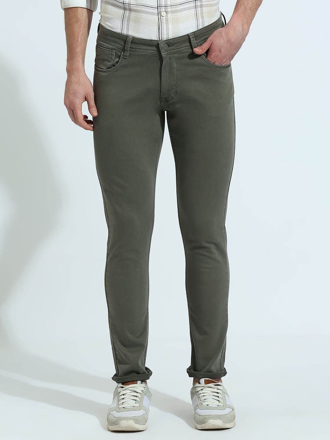 Klub Fox Men Mid-Rise Skinny Fit Stretchable Jeans - view 1