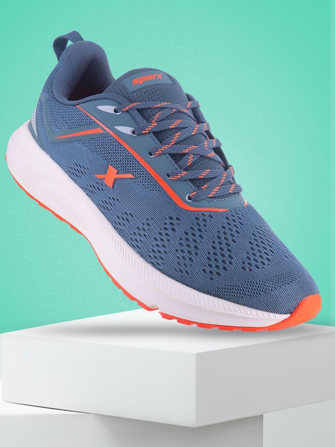 Sparx Men Mesh Lace-Up Sports Shoes - view 1