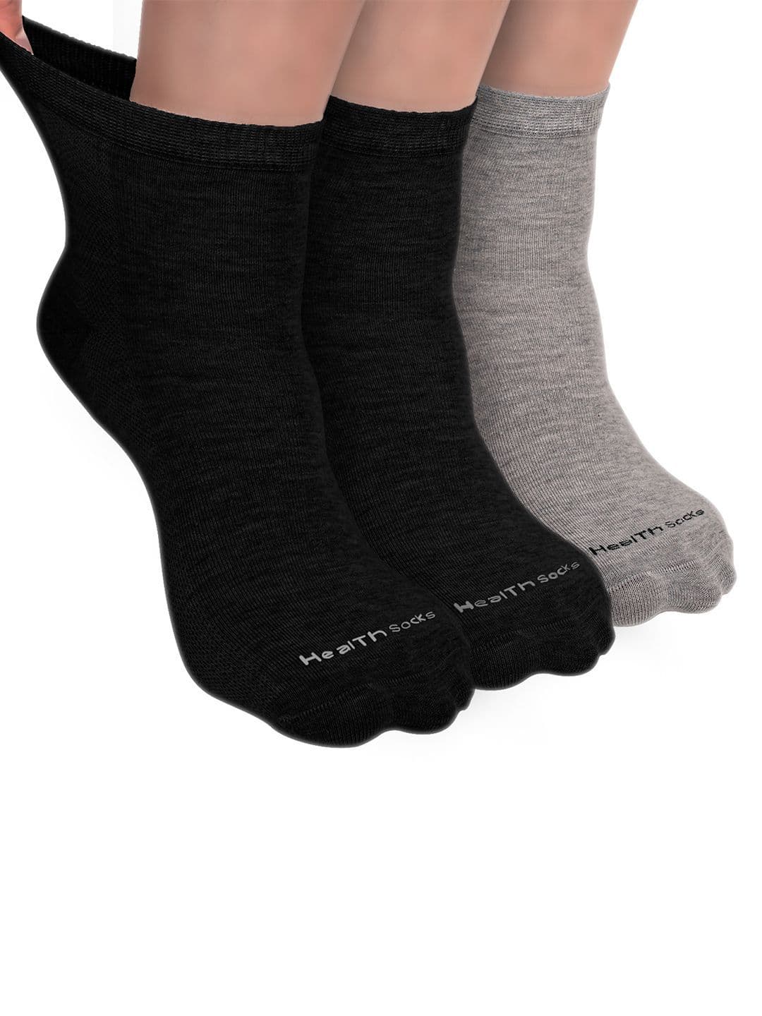 FOOTPRINTS FOOTPRINT Men 3 Pairs Seamless Organic Cotton Crew-Length Bamboo Socks - view 1