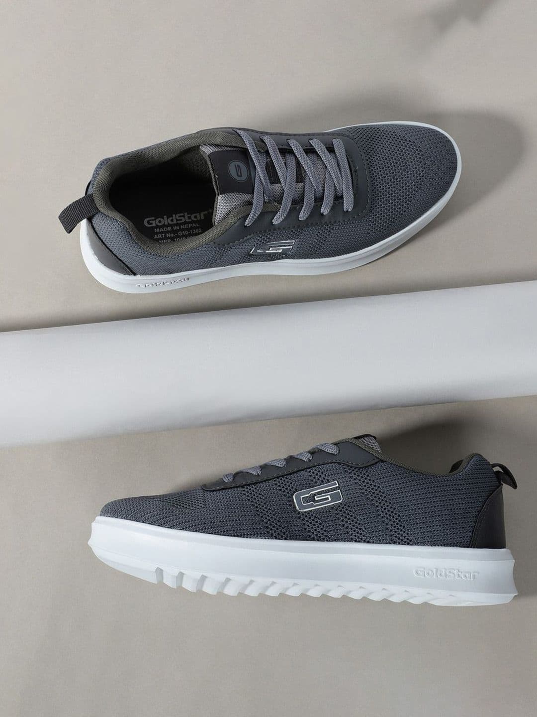 Goldstar Men Mesh Walking Non-Marking Shoes - view 1