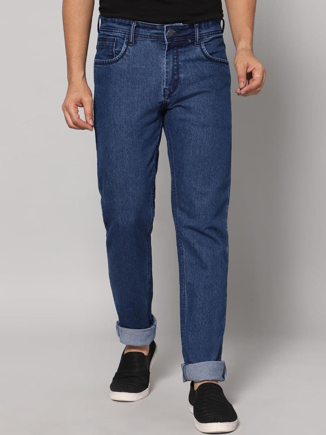 RJ Denim Men Slim Fit Stretchable Jeans - view 1
