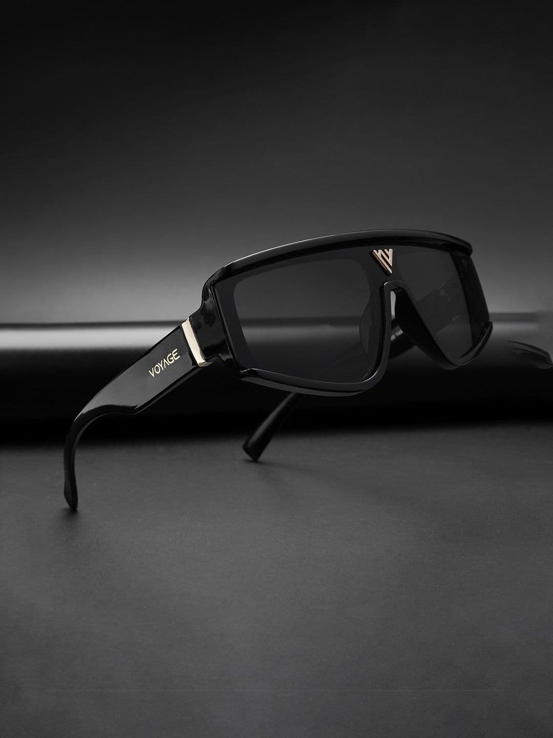 Voyage Unisex Shield Sunglasses with Polarised and UV Protected Lens - view 1