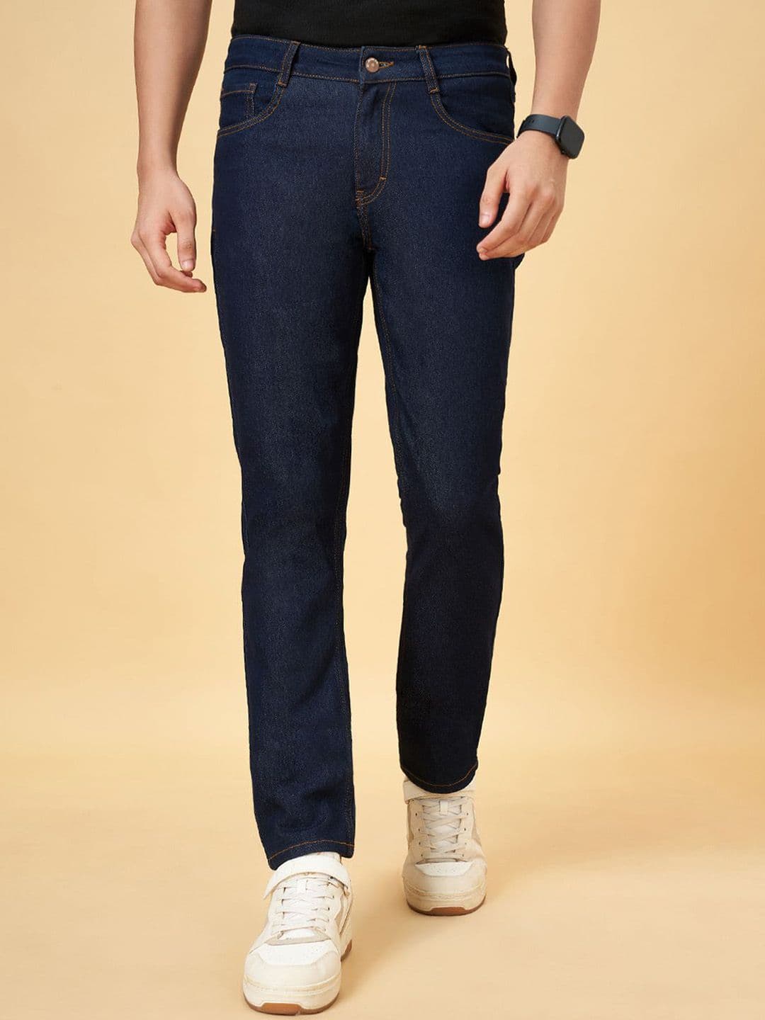 SF JEANS by Pantaloons Men Mid-Rise Slim Fit Jeans - view 1