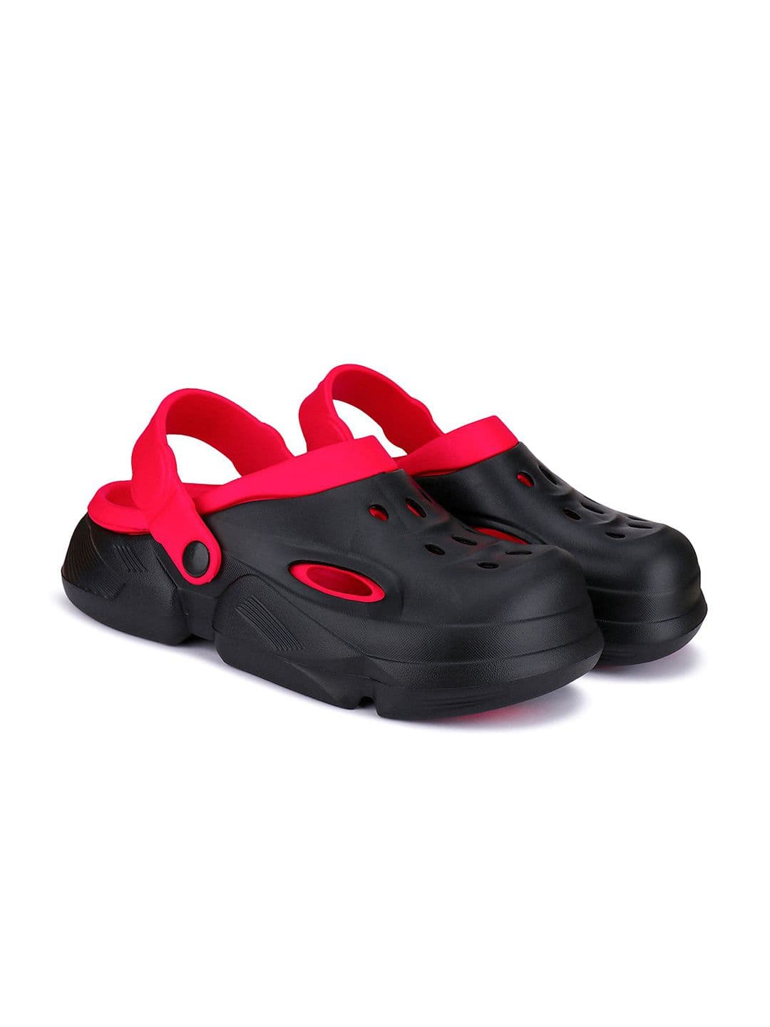BERSACHE Men Colorblocked Slip On Round Toe Clogs - view 1