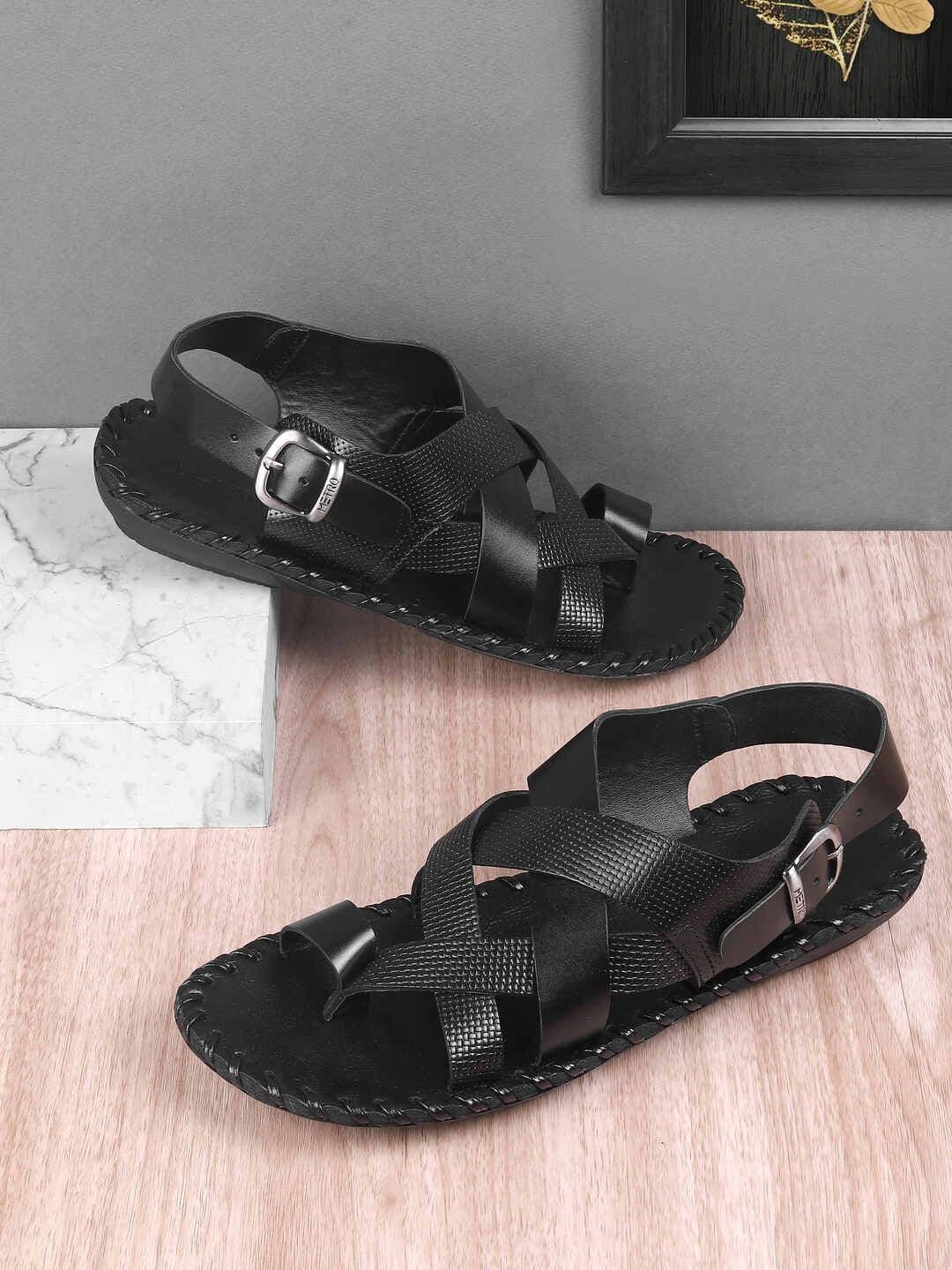 Metro Men Leather Comfort Sandals - view 1
