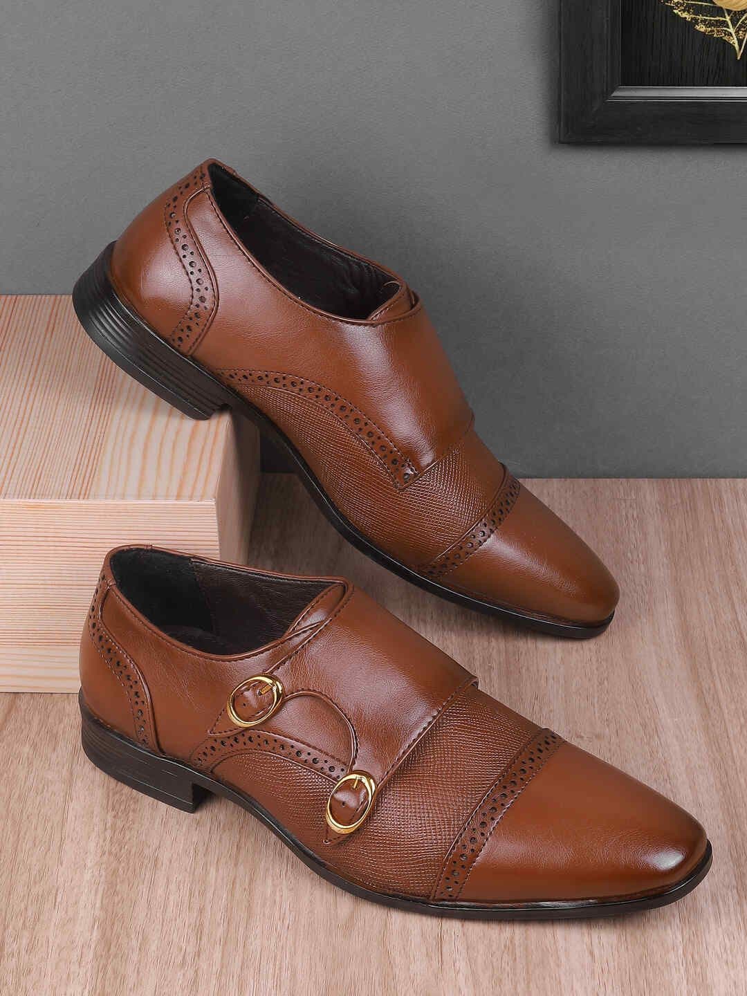 Metro Men Synthetic Formal Monk Shoe - view 1
