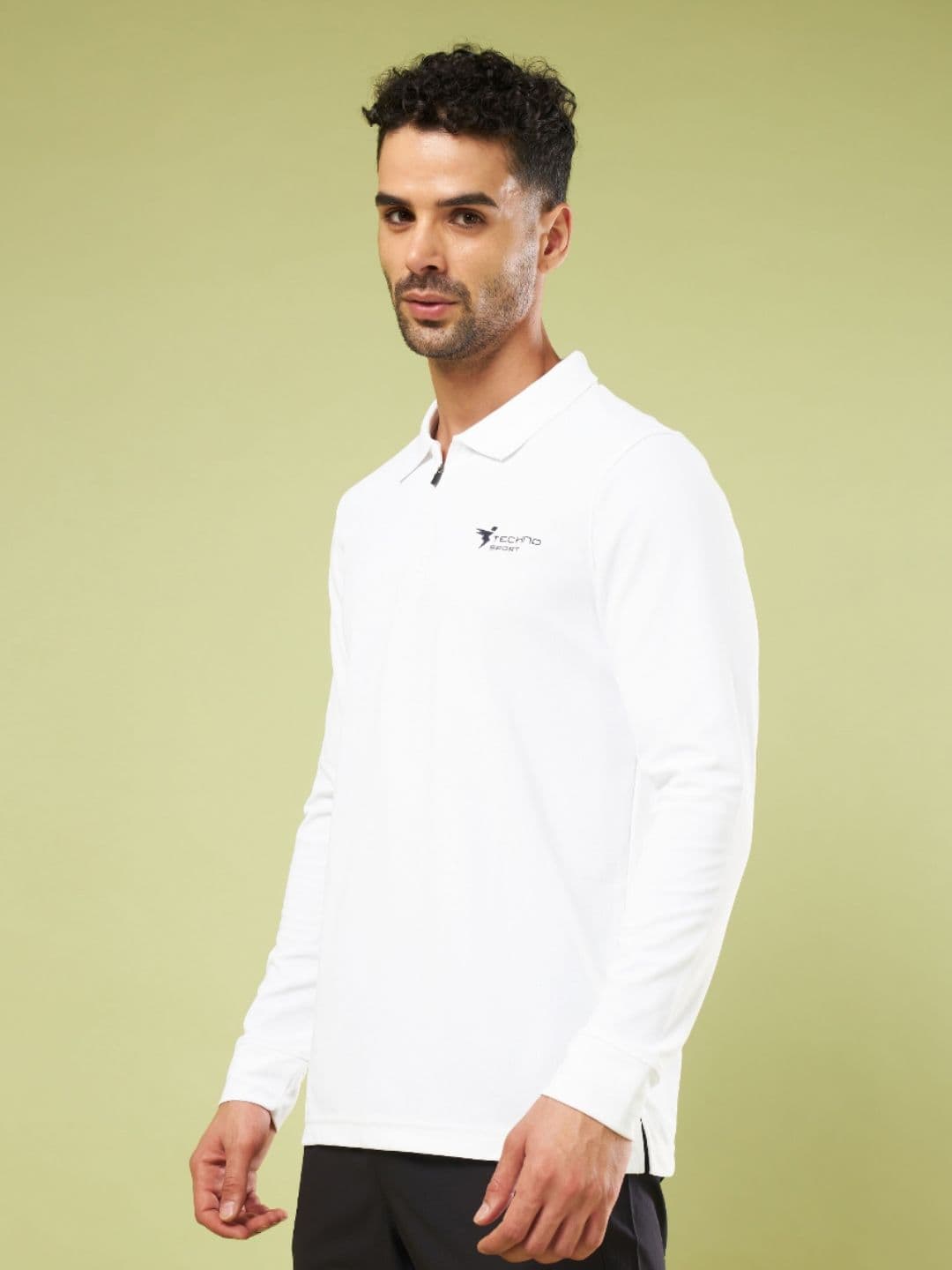 Technosport Polo Collar UPF50 Slim Fit Tshirt - view 1