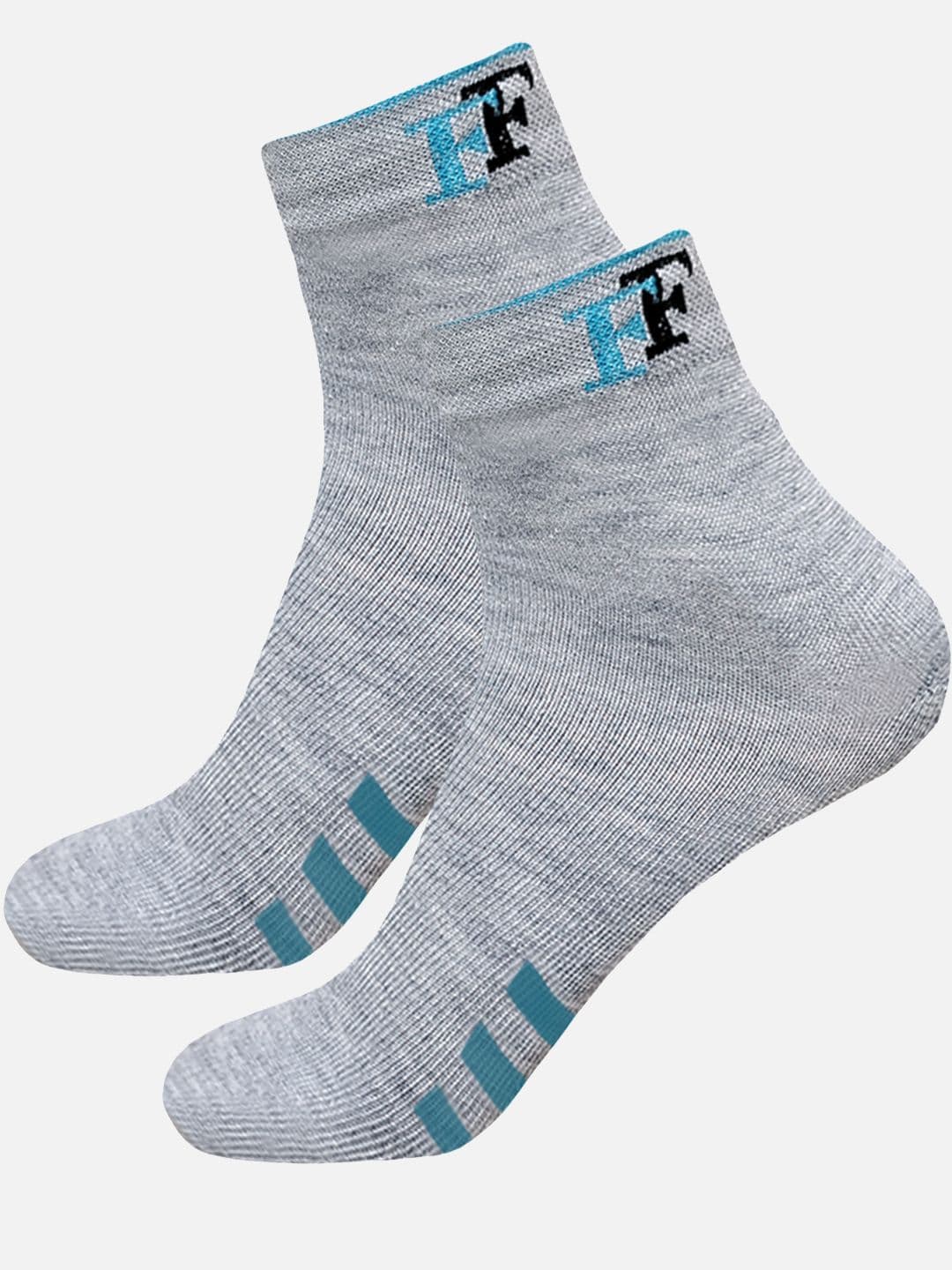 FIMS Men Striped Crew Ankle Length Socks - view 1