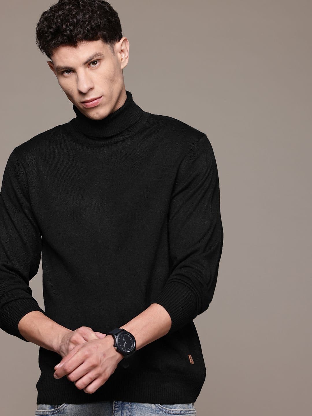 Roadster Men Turtle Neck Pullover - view 1