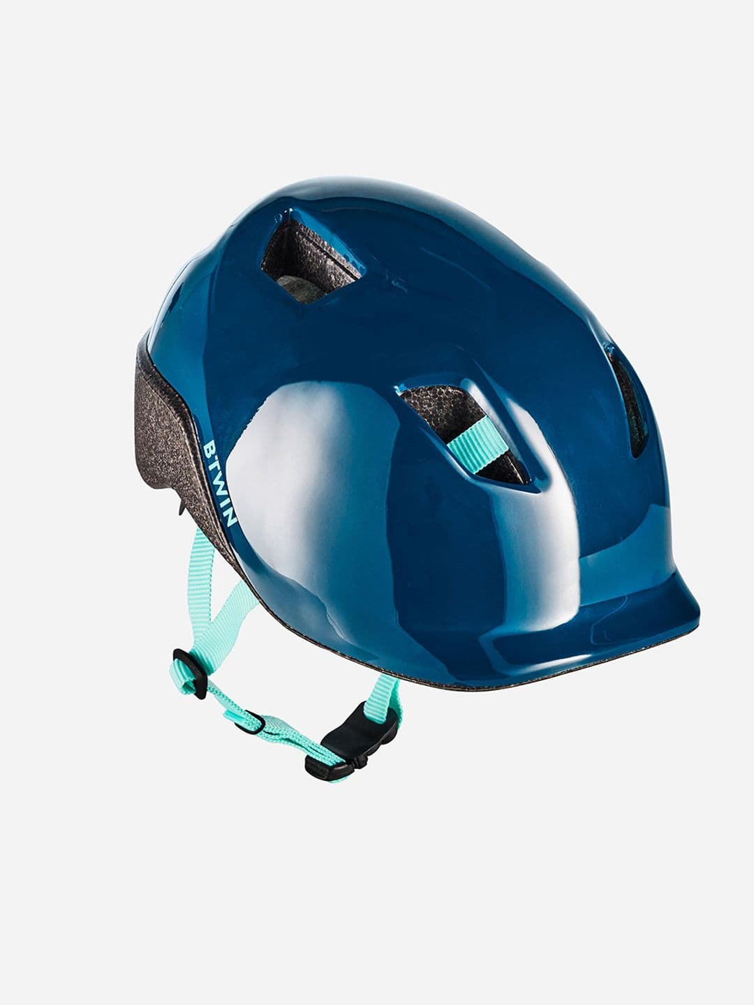 Decathlon Btwin - Kids Blue 500 Impact Protection Cycling Helmet