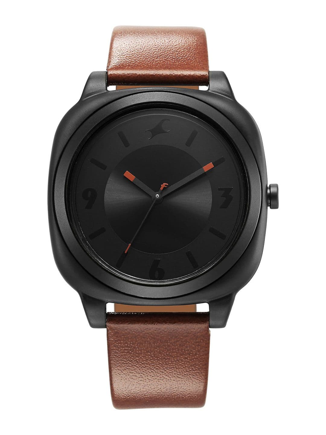 Fastrack Unisex Embellished Dial & Leather Textured Straps Analogue Watch 68034PL02W - view 1