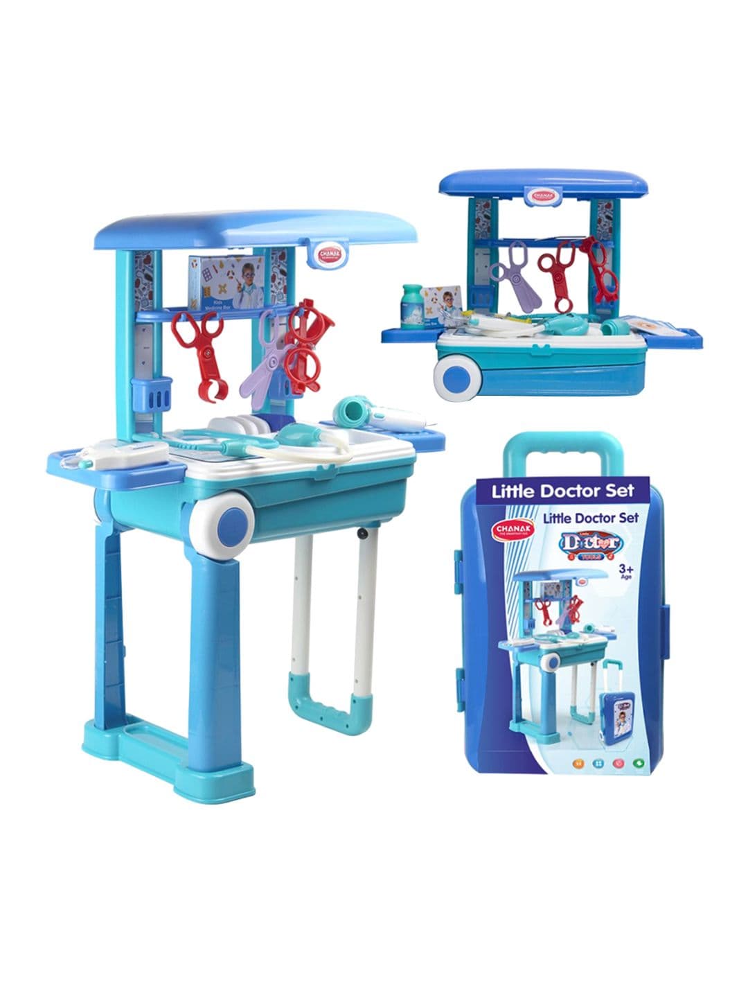 Aditi Toys Kids 13 Pcs Doctor Kit with Trolley - view 1