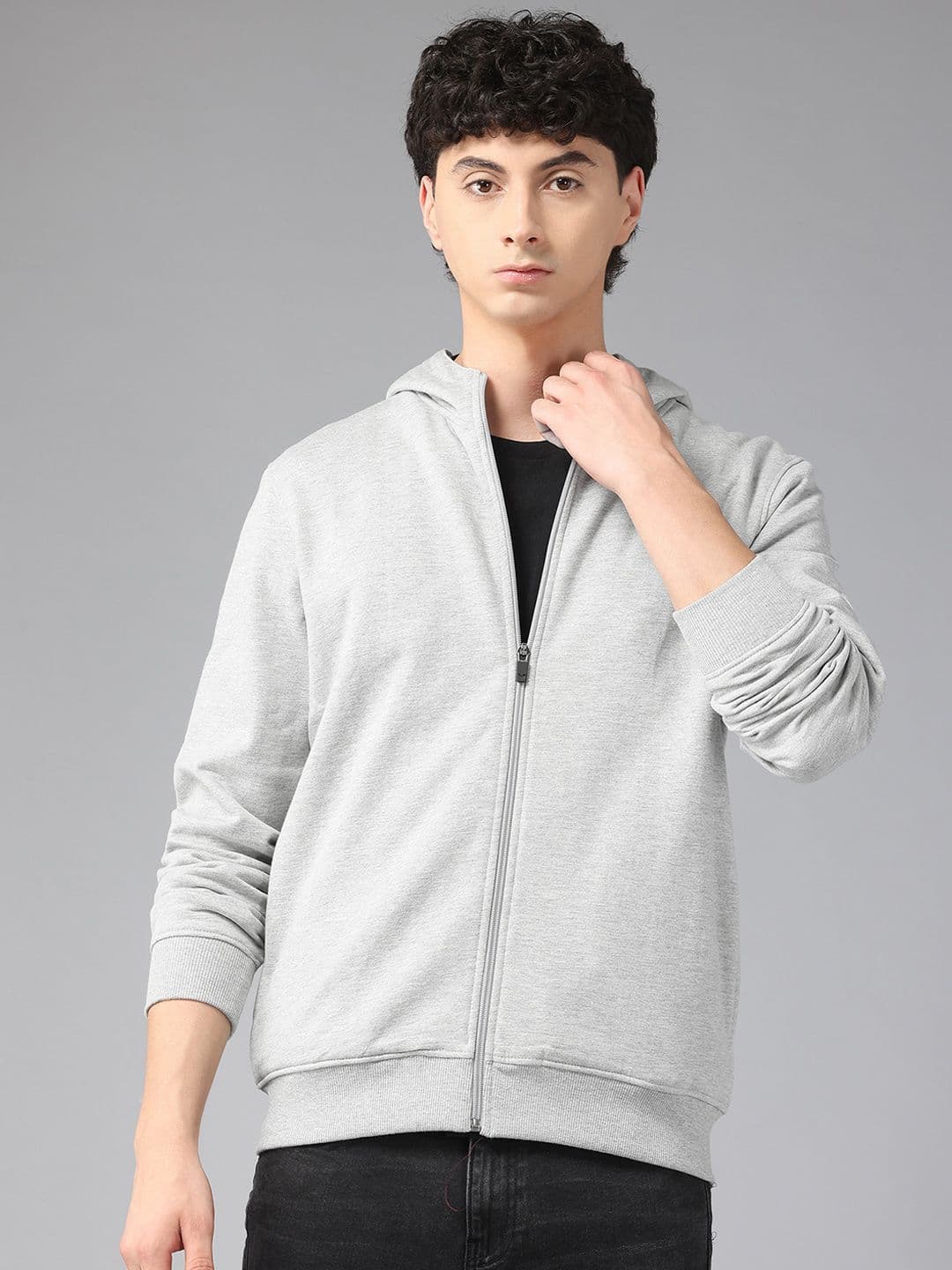 Park Avenue Slim Fit Hooded Sweatshirt - view 1