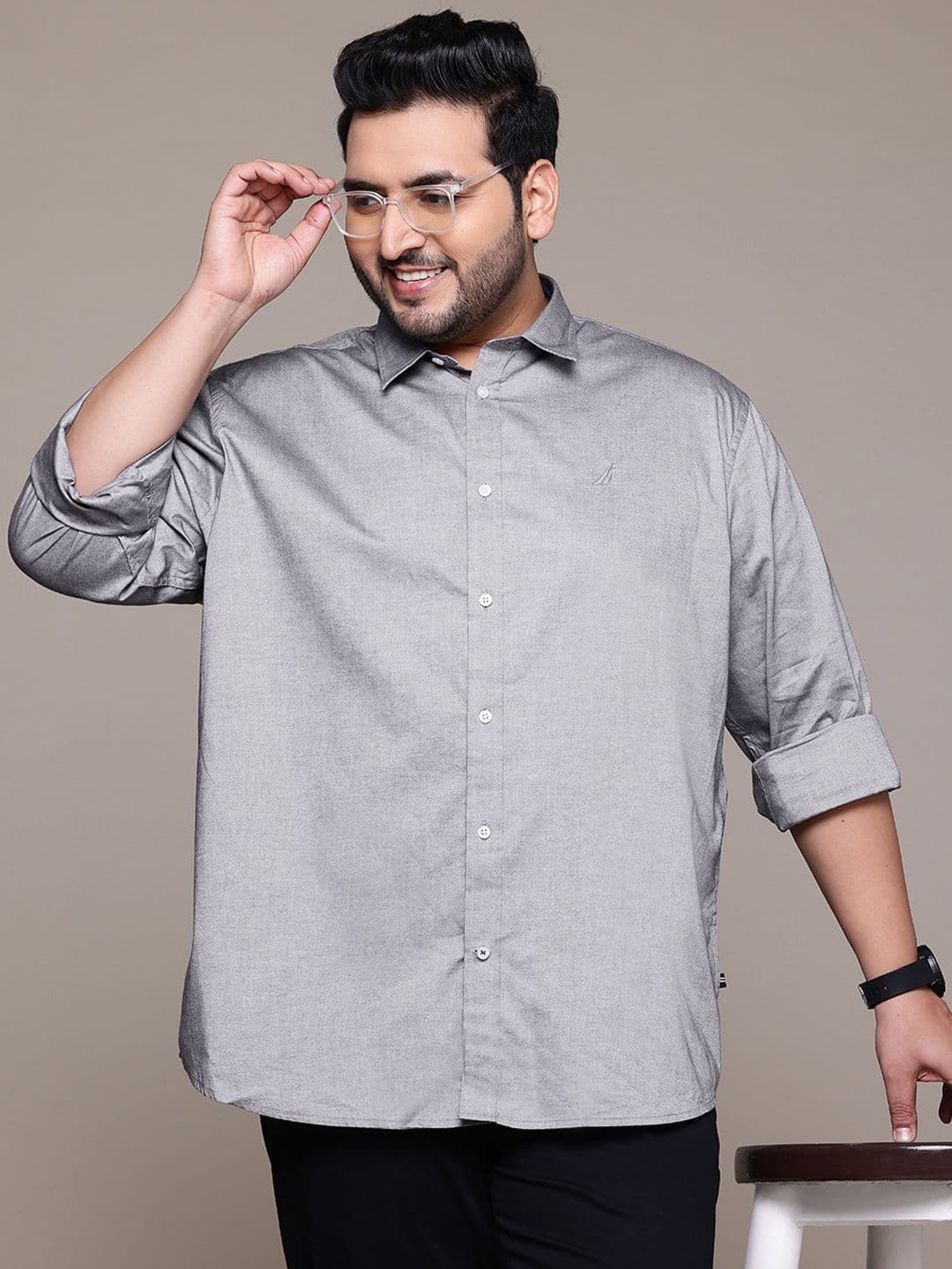 Nautica Men Plus Size Premium Casual Shirt - view 1