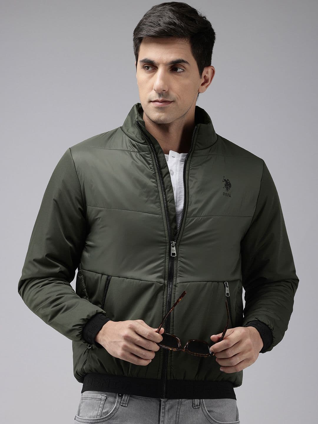 U.S. Polo Assn. Denim Co. Mock Collar Padded Jacket - view 1