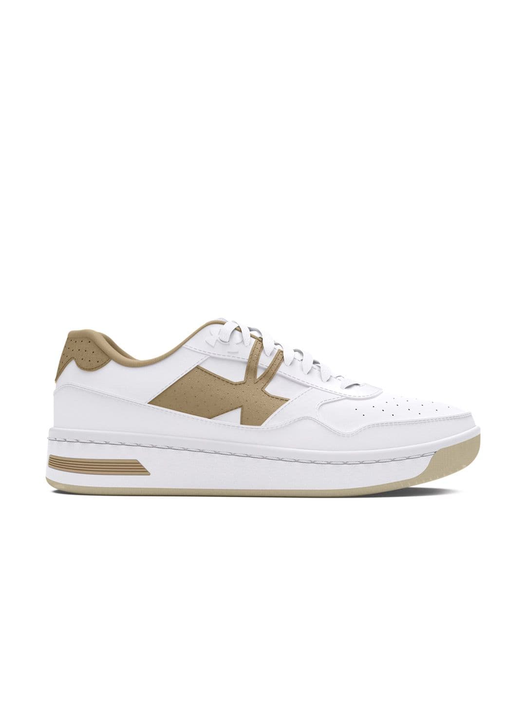 UNDER ARMOUR Women Court 96 Suede Training or Gym Shoes with Perforated Detail - view 1