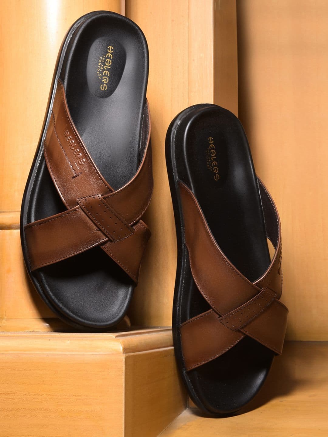 Liberty Men PU Room Slippers - view 1