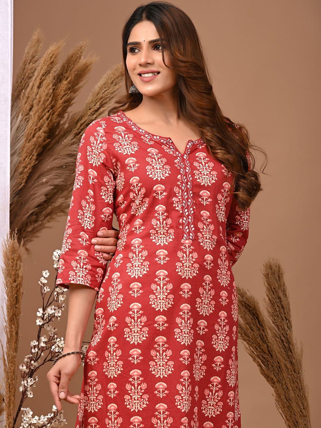 Rimeline Women Ethnic Motifs Printed Kurta - view 1