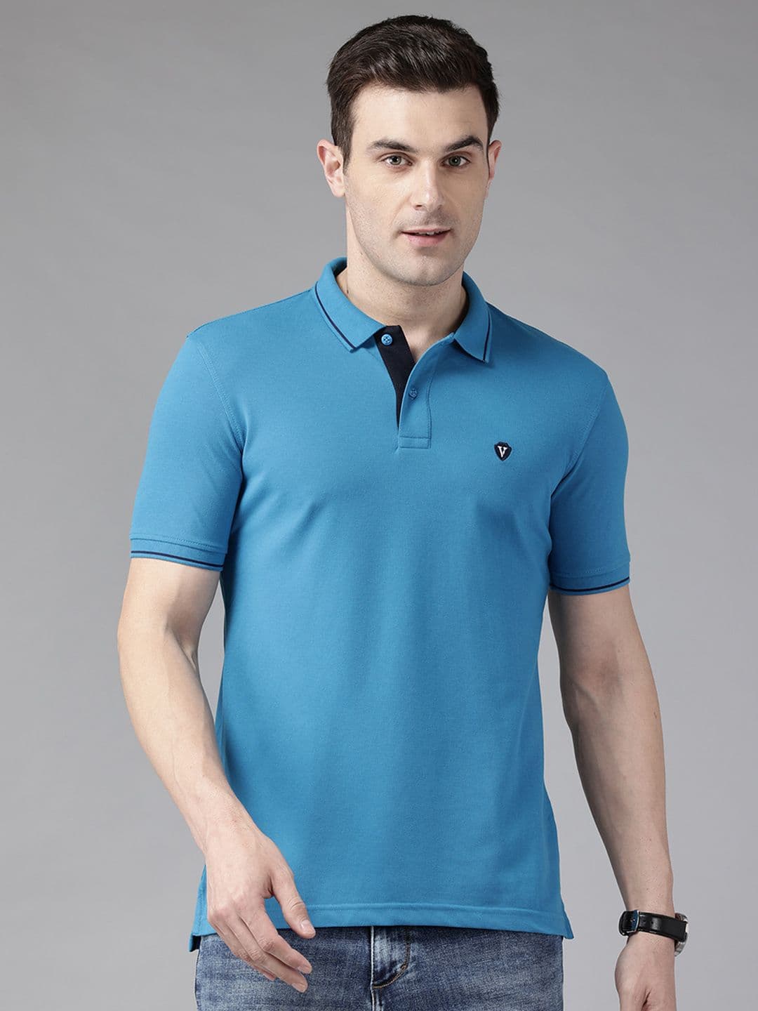 Van Heusen Sport Slim Fit Polo Collar T-shirt - view 1