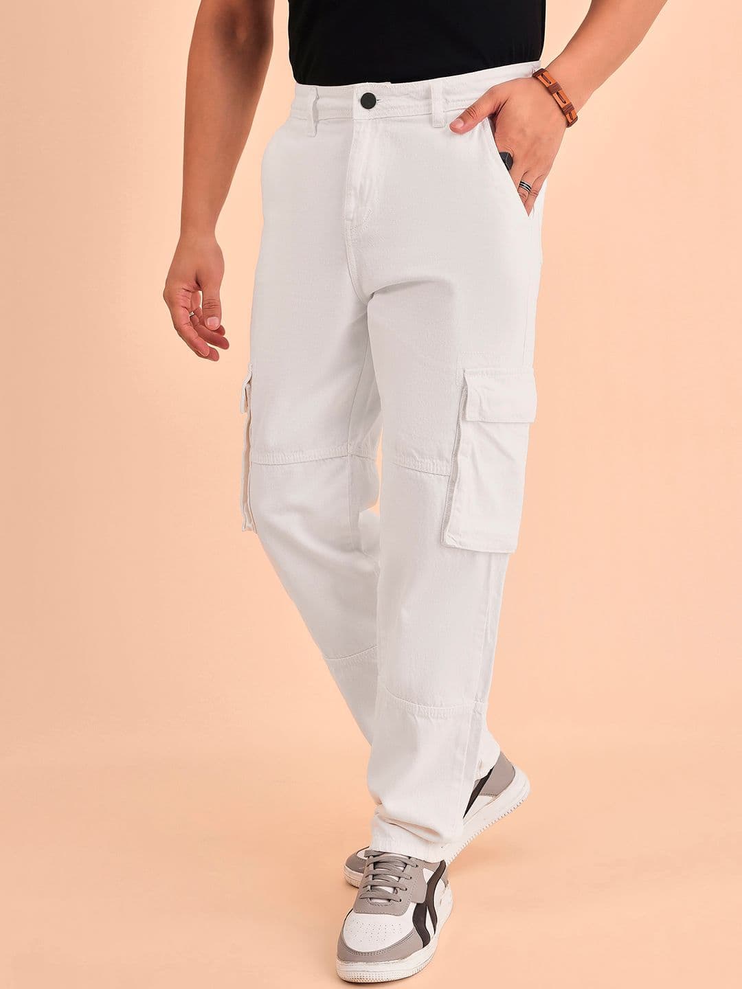 Style Quotient Men Comfort Relaxed Fit Mid-Rise Cotton Denim Jeans - view 1