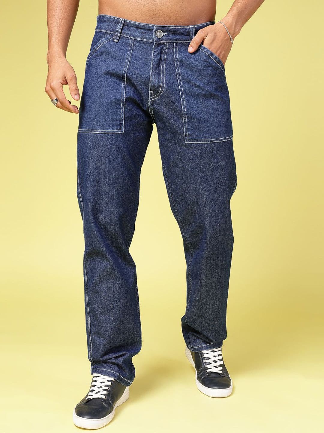 Rigo Men Straight Fit Stretchable Jeans - view 1