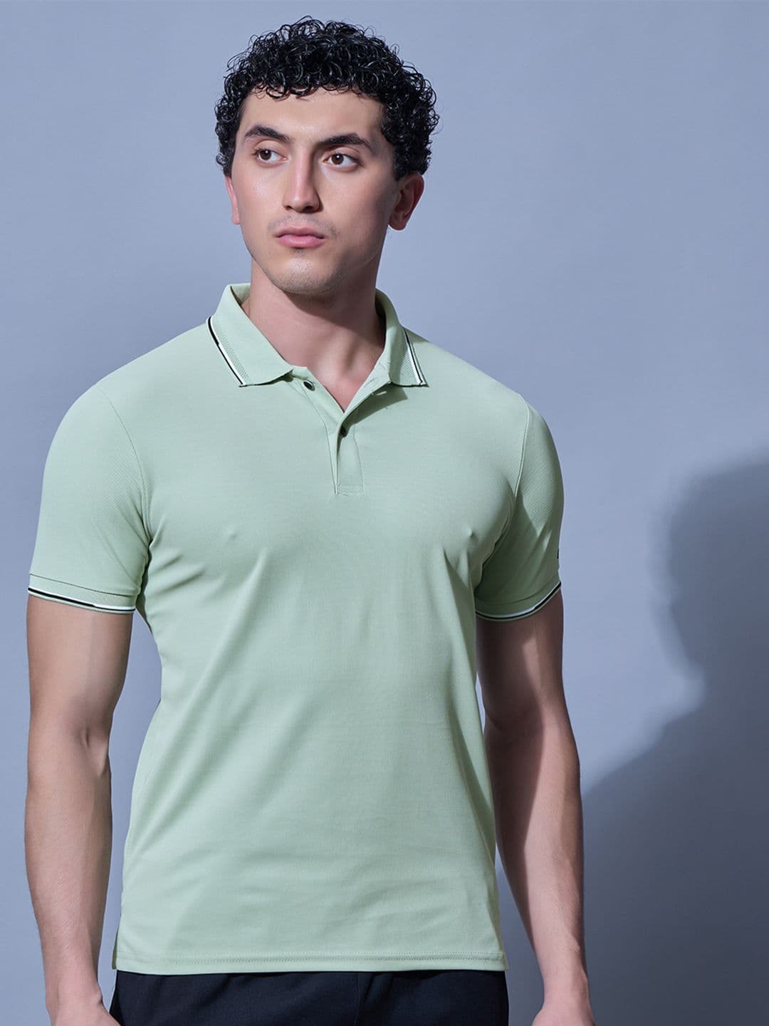SPORT SUN Men Polo Collar Dri-FIT Pockets T-shirt - view 1