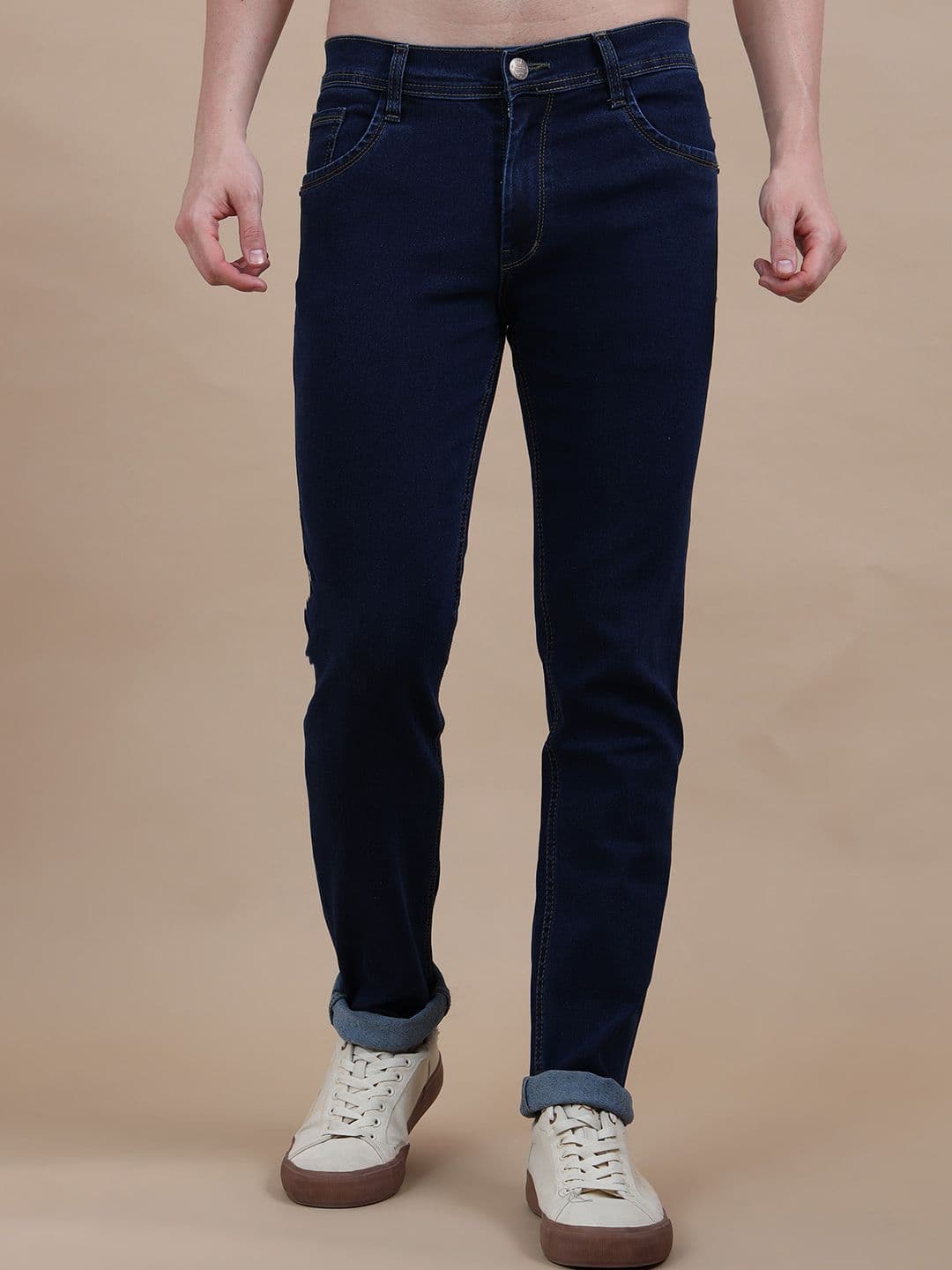MIRAAN Men Slim Fit Mid Rise Jeans - view 1