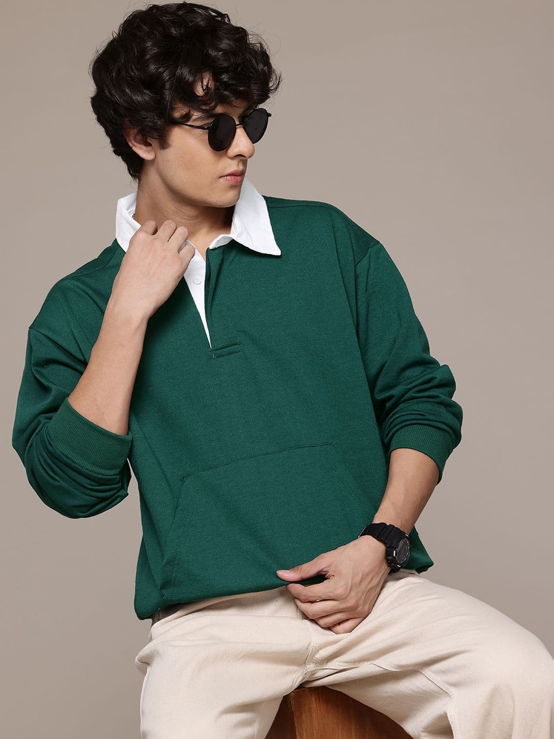 The Roadster Lifestyle Co. Men Relaxed Fit Sweatshirt - view 1