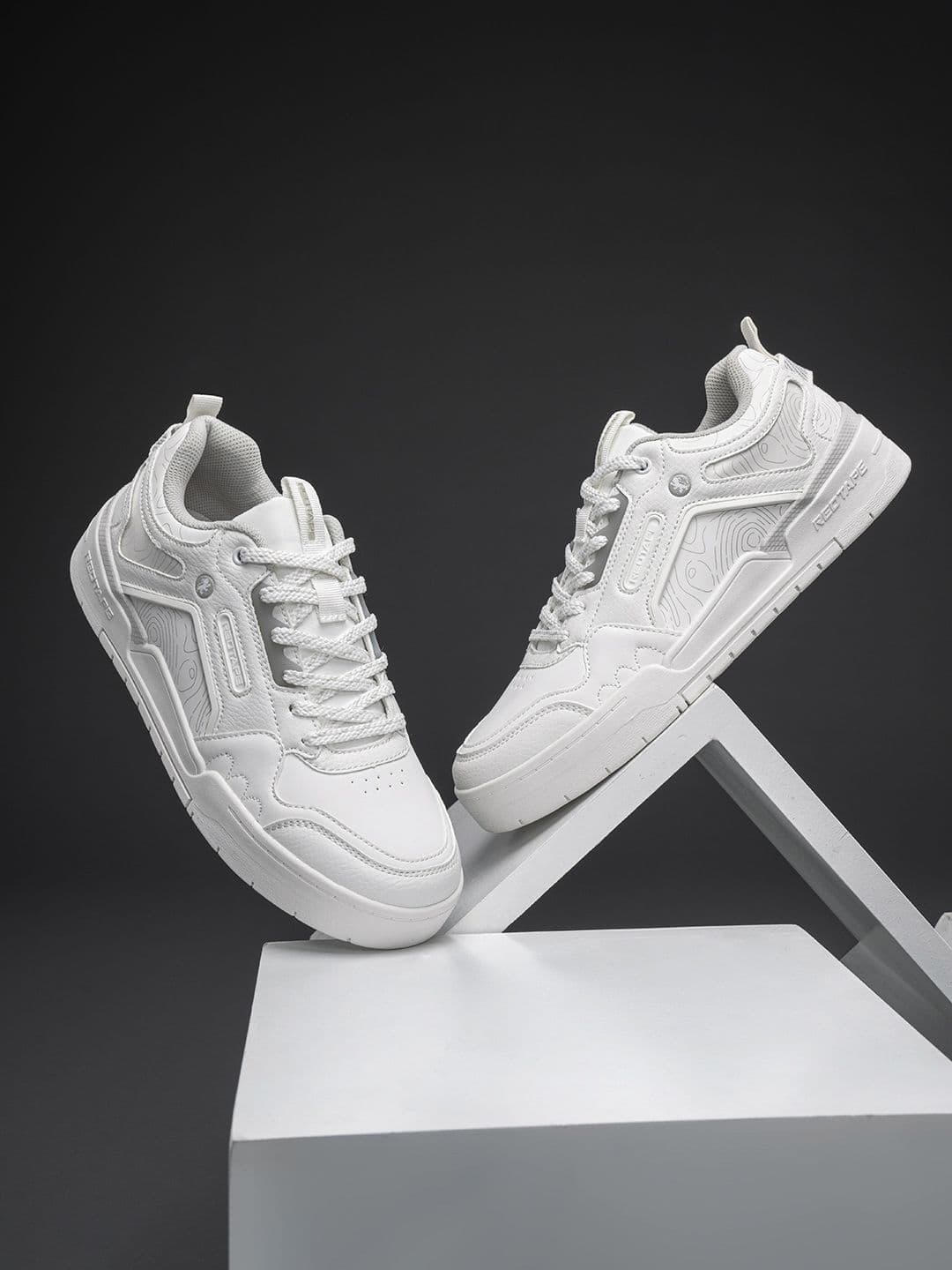 Red Tape Men Solid Round Toe Sneakers - view 1