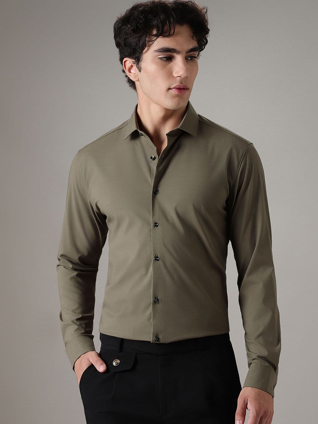 Banana Club Men Relaxed Slim Fit Opaque Casual Shirt - view 1