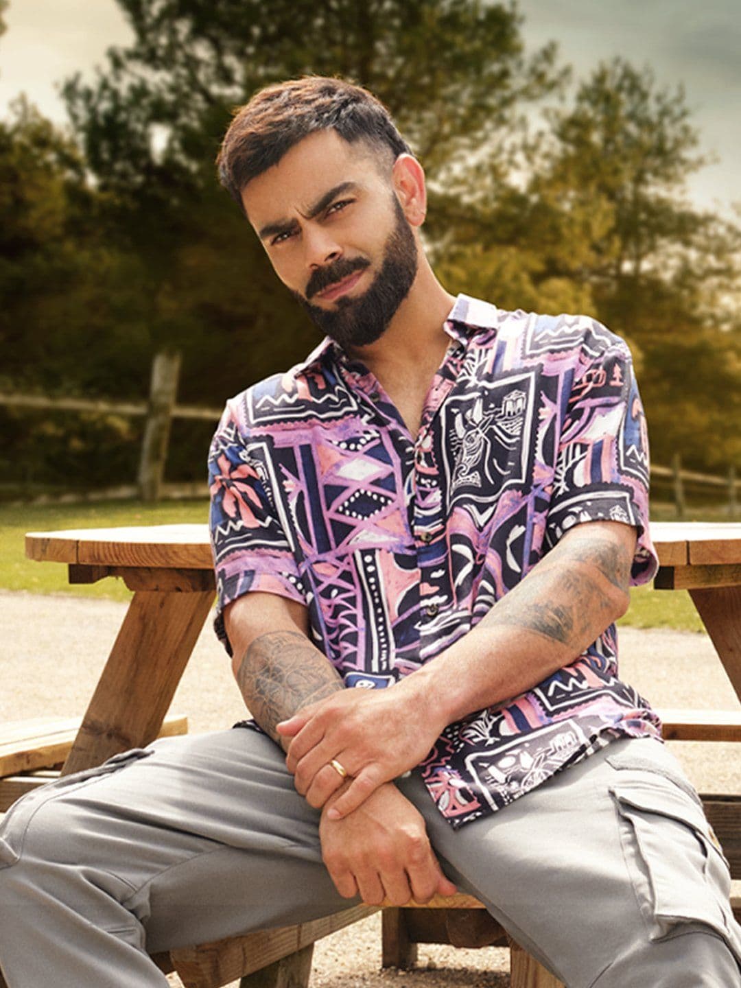 WROGN Men Custom Opaque Printed Casual Shirt - view 1