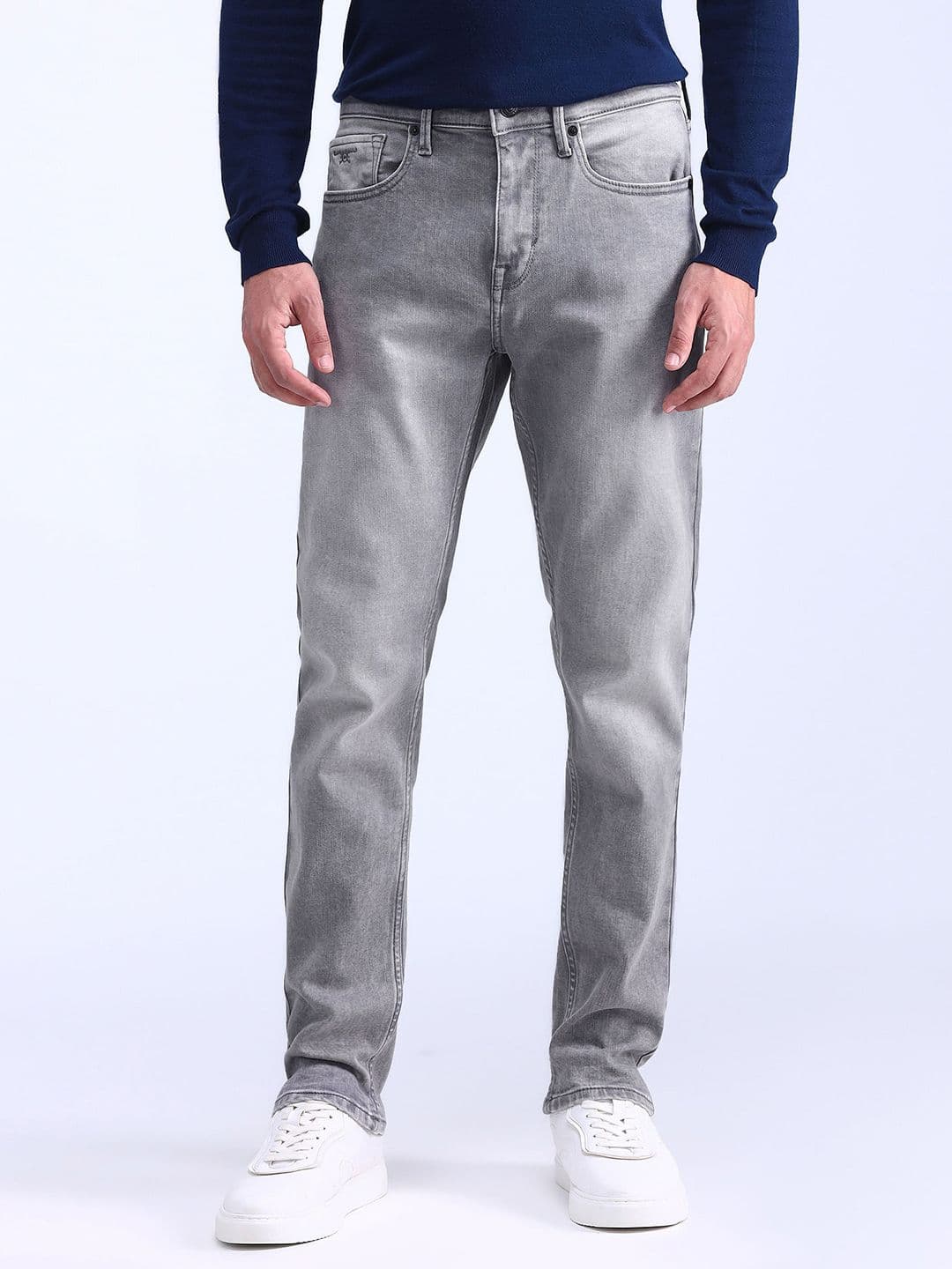 Flying Machine Men Prince Slim Fit Heavy Fade Stretchable Jeans - view 1