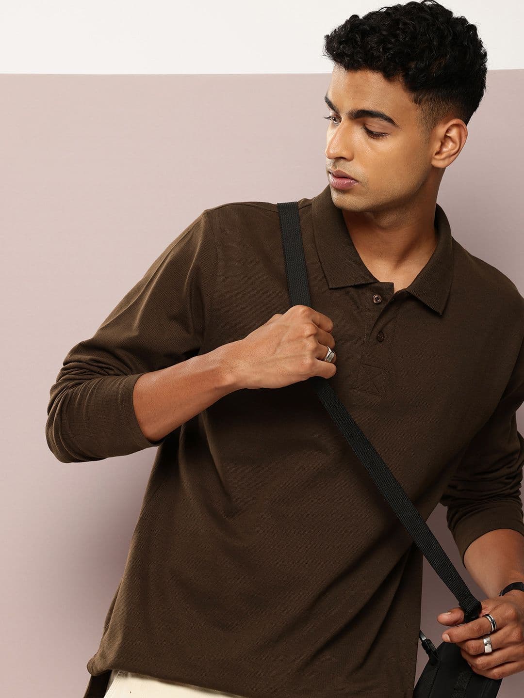 DILLINGER Men Polo Collar Oversized T-shirt - view 1
