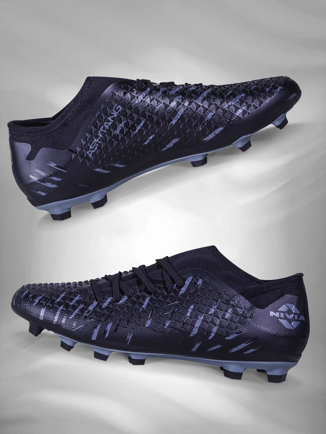 NIVIA Ashtang 2.0 Football Studs with TPU Sole For Superior Grip for Grassy Surfaces - view 1