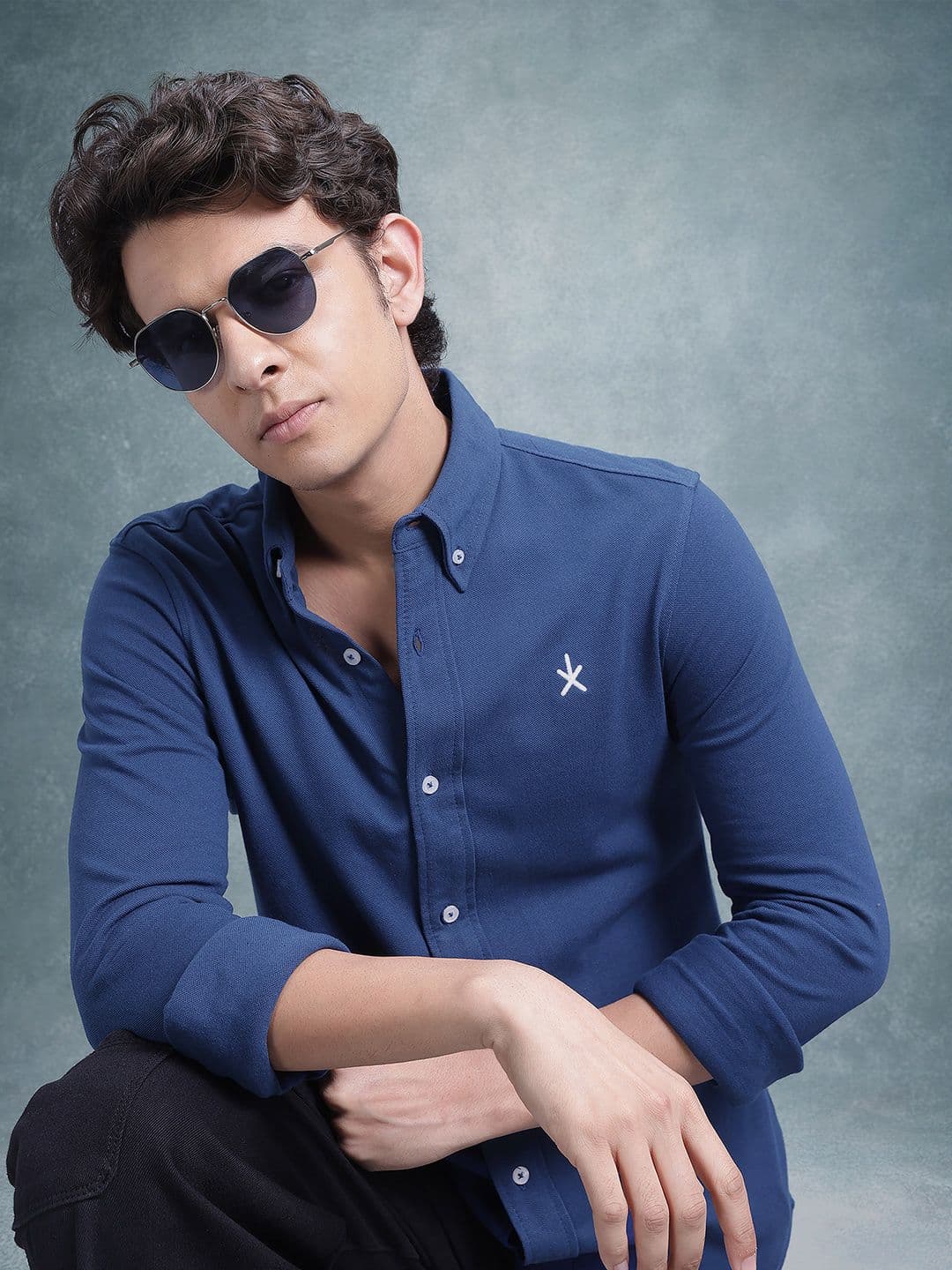 The Roadster Lifestyle Co. Classic Solid Casual Shirt - view 1
