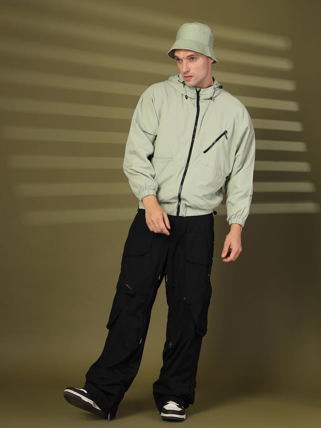 CHKOKKO Men Hooded Windcheater - view 1