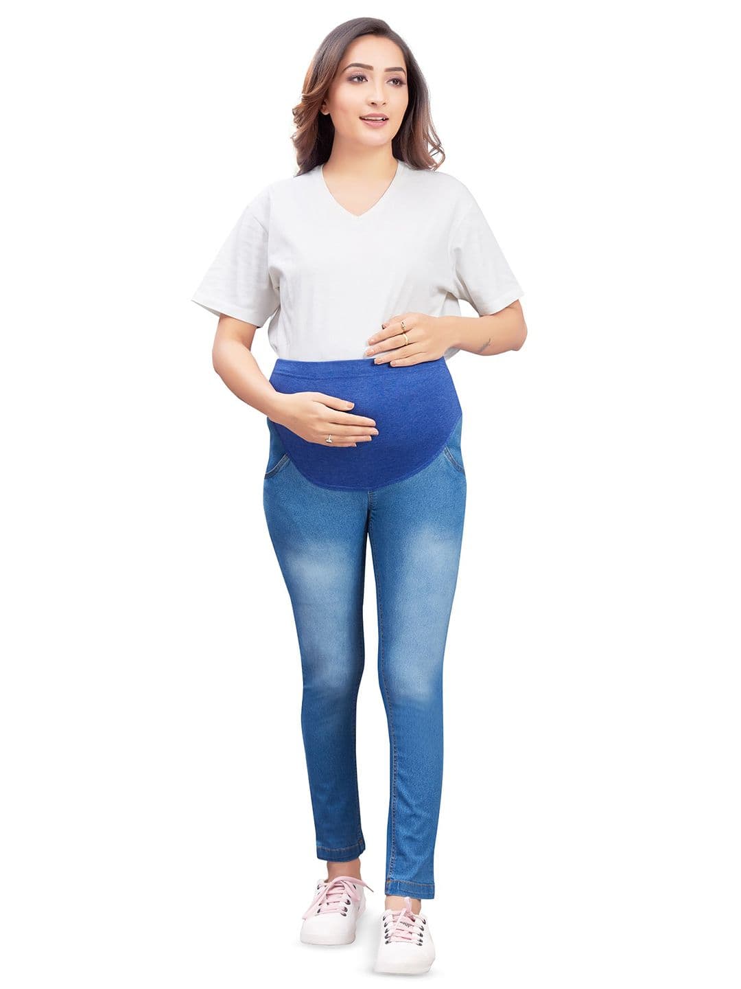 mama & bebe Women Comfort Mom Fit High-Rise Jeans - view 1