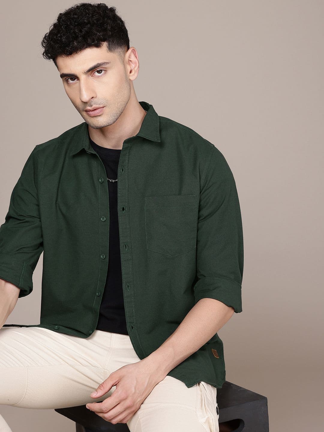 The Roadster Lifestyle Co. Premium Opaque Casual Shirt - view 1