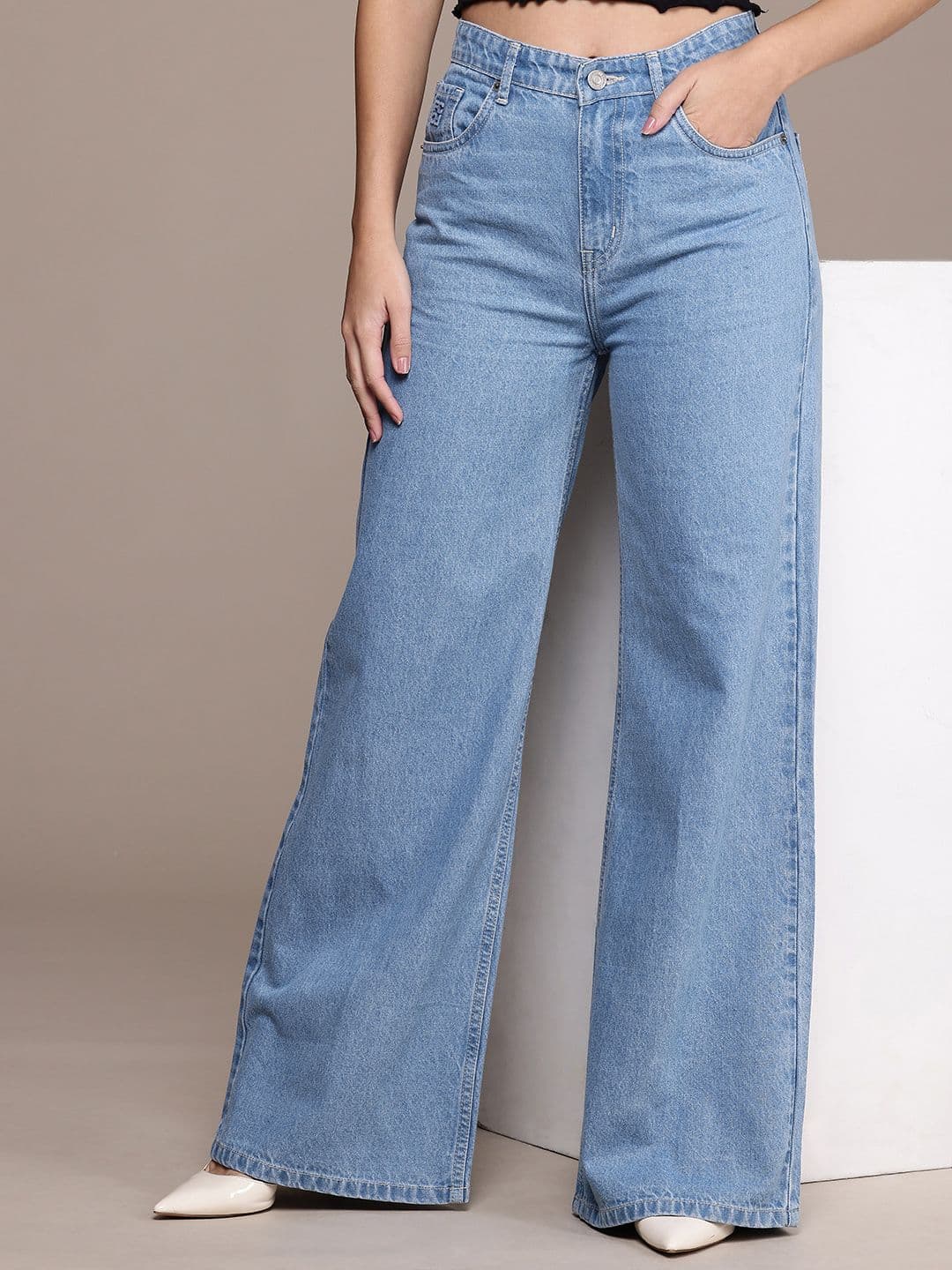French Connection Women Smart Relaxed Fit Stretchable Jeans - view 1