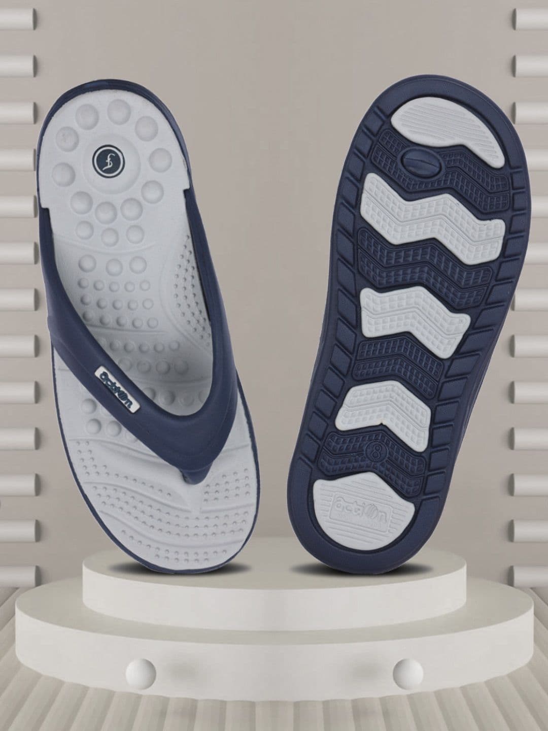 Action Men Rubber Thong Flip-Flops - view 1