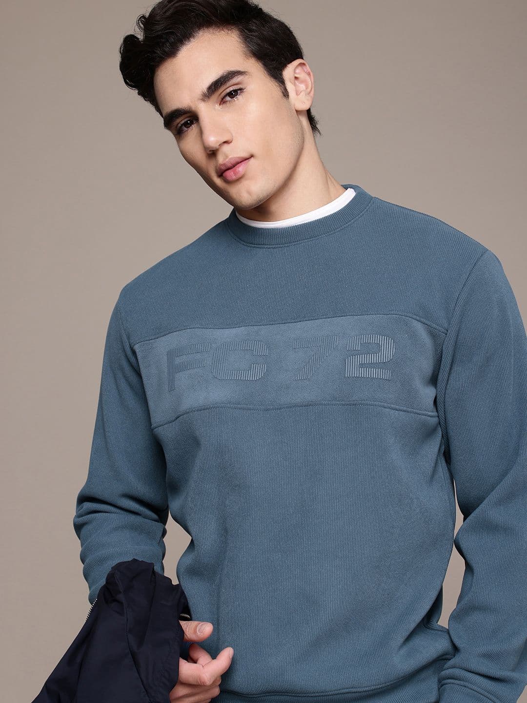 French Connection Round Neck Printed Sweatshirt - view 1