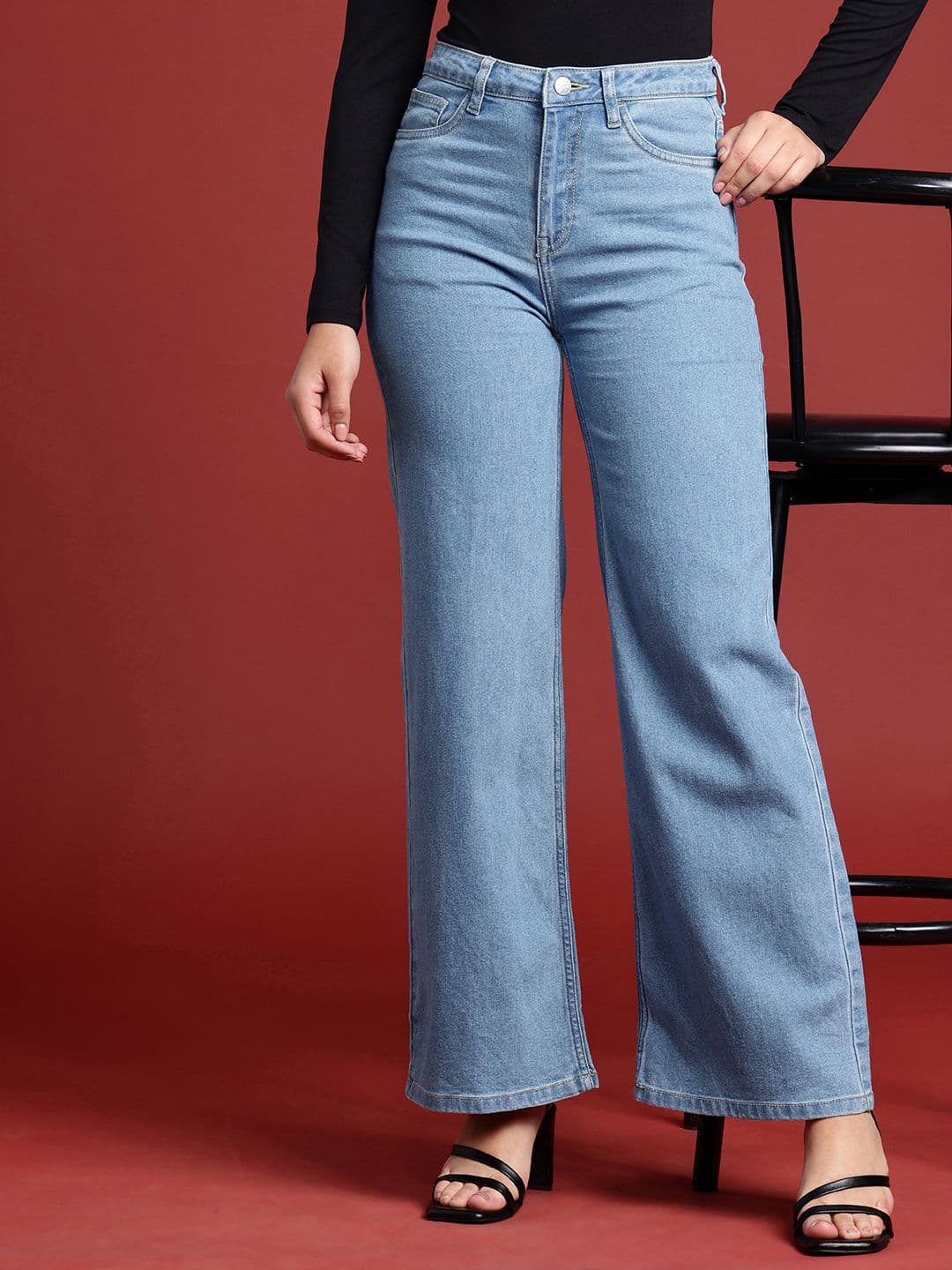 all about you Women Flared High-Rise Stretchable Jeans - view 1