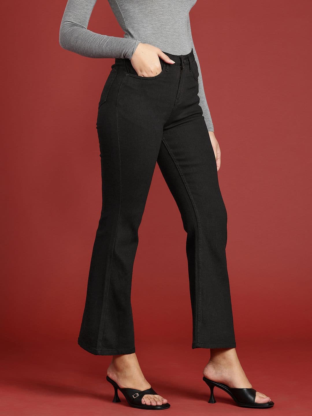all about you Women Bootcut High-Rise Stretchable Jeans - view 1