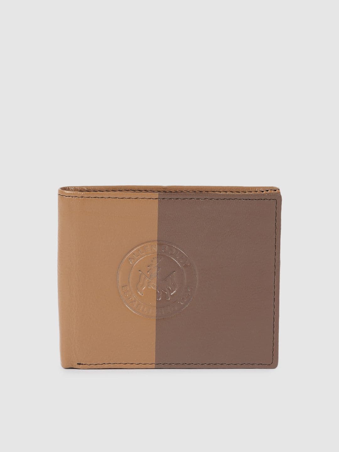Allen Solly Men Colourblocked Leather Two Fold Wallet - view 1
